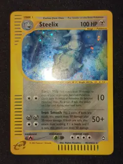 Pokemon AQUAPOLIS - #H23/H32 Steelix - ENG - Holo - Near Mint - Image 2