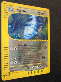 Pokemon AQUAPOLIS - #H23/H32 Steelix - ENG - Holo - Near Mint - Image 4