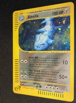 Pokemon AQUAPOLIS - #H23/H32 Steelix - ENG - Holo - Near Mint - Image 5