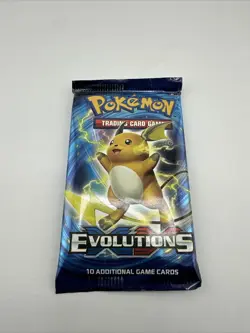 Pokemon TCG: XY Evolutions Booster Pack Factory Sealed - Raichu - Case Included - Image 4