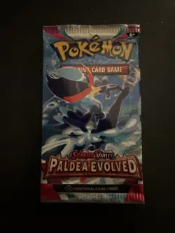 Heavy 22.93g Pokemon Sealed Paldea Evolved Booster Pack - Image 2