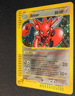 Pokemon AQUAPOLIS - #H21/H32 Scizor - ENG - Holo - Near Mint+ - Image 5