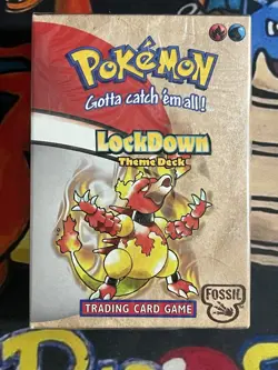 Pokemon Fossil Lockdown Theme Deck WOTC 1999 NOS Factory Sealed 742818060738 - Image 1