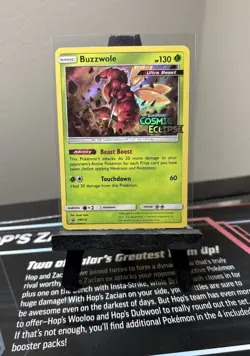 Buzzwole - SM218 - Cosmic Eclipse - Stamped - Black Star Promo - Pokemon - LP - Image 1