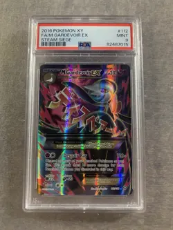 2016 Pokemon XY Steam Siege M Gardevoir EX #112 PSA 9 Mint - Image 1