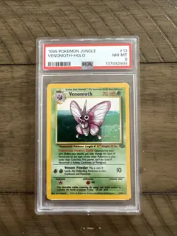 PSA 8 1999 POKEMON JUNGLE #13 VENOMOTH HOLO - Image 1