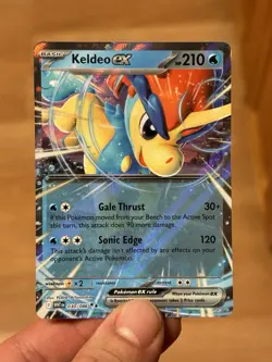 Keldeo ex 030/086 Sv: White Flare Double Rare Holo Pokemon TCG NM - Image 1