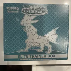 Pokemon Sun & Moon Crimson Invasion Elite Trainer Box ETB (Sealed, small tear) - Image 1