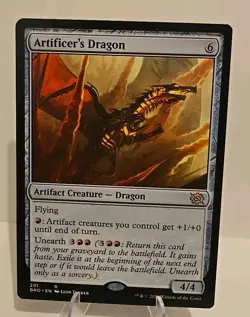 Artificer's Dragon MTG The Brothers' War Regular - Image 1