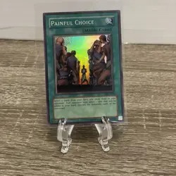 Yugioh Painful Choice MRL-049 Super Rare Magic Ruler HP/DMG - Image 1