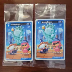 Gingerbrave P-076 Cookie Run Braverse TCG GenCon Exclusive Promo Card Sealed (2) - Image 1