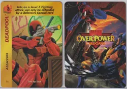 DEADPOOL - Rare - 1995 Marvel Overpower Hero Assassin CCG Card - Image 1