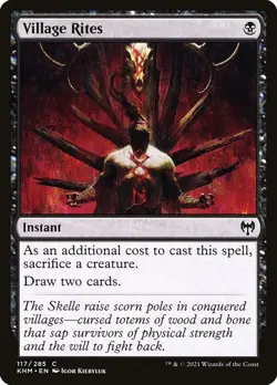 VILLAGE RITES KALDHEIM NEAR MINT/MINT FOIL MTG #117 - Image 1