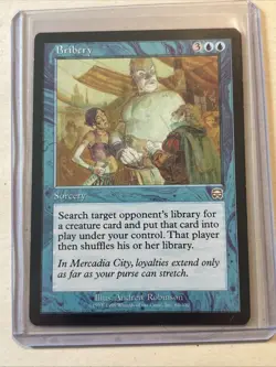MTG Magic the Gathering Card LP - Bribery Mercadian Masques - Image 3