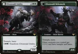 Ulvenwald Oddity // Ulvenwald Behemoth - Extended Art VOW LP MTG - Image 1