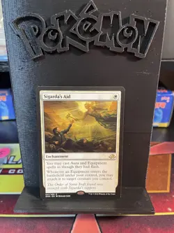 MTG Sigarda’s Aid Rare Enchantment 041/205 Eldritch Moon Lightly Played - Image 1