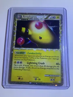 Pokemon Card - Ampharos (Prime) HeartGold SoulSilver 105/123 Ultra Rare - Image 3