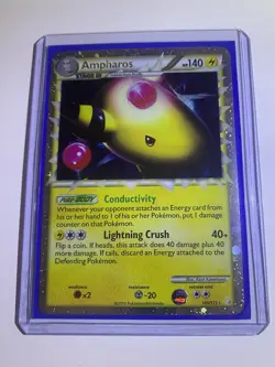 Pokemon Card - Ampharos (Prime) HeartGold SoulSilver 105/123 Ultra Rare - Image 6