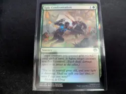 MTG Magic the Gathering FOIL Epic Confrontation BRO! - Image 1