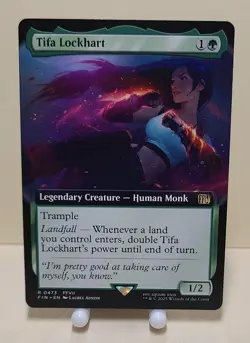 Tifa Lockhart (Extended Art) MTG Final Fantasy NM Regular R 0473 - Image 1