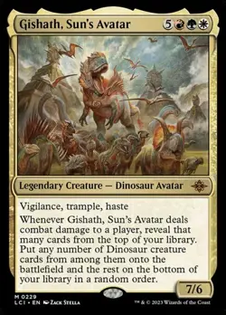 Gishath, Sun's Avatar LCI LP MTG - Image 1