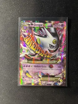 Mega Gengar EX #XY166 Holo full art Pokemon Promo 2016 NM - Image 1