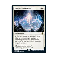 WOTC MtG AFR Teleportation Circle (R) NM - Image 1
