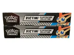 x2 Pokemon TCG Black Bolt/White Flare Unova Victini Illustration Collection Box - Image 4