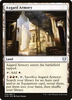 Axgard Armory - Foil Kaldheim LP MTG #250 - Image 1