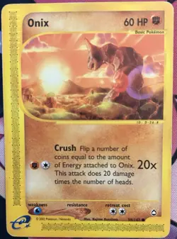 Pokemon TCG - Onix 98/147 Non Holo - Aquapolis - MP - Image 1
