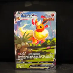 Flareon VMAX SWSH180 Pokemon TCG Sword & Shield Black Star Promo Card - Image 1