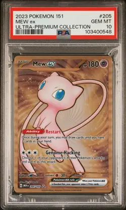 2023 POKEMON 151 ULTRA-PREMIUM COLLECTION #205 MEW EX PSA 10 - Image 1