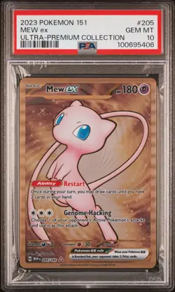 2023 POKEMON 151 ULTRA-PREMIUM COLLECTION #205 MEW EX PSA 10 - Image 1