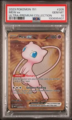 2023 POKEMON 151 ULTRA-PREMIUM COLLECTION #205 MEW EX PSA 10 - Image 1
