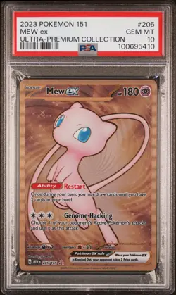 2023 POKEMON 151 ULTRA-PREMIUM COLLECTION #205 MEW EX PSA 10 - Image 1