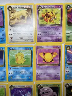 Vintage Pokemon Team Rocket Lot Of 30 Cards - Image 3