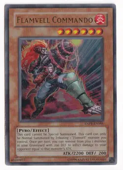 Yugioh Flamvell Commando ANPR-EN086 Ultra Rare NM - Image 1