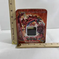 Vintage YuGiOh 2006 TIN ONLY Uria Lord Of Searing Flames Collectible NO CARDS - Image 2