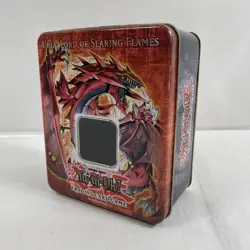 Vintage YuGiOh 2006 TIN ONLY Uria Lord Of Searing Flames Collectible NO CARDS - Image 3
