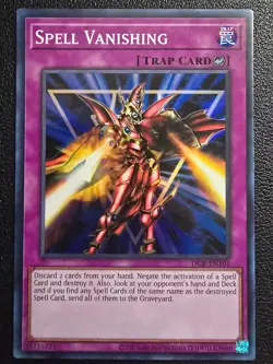 YuGiOh! Spell Vanishing DCR-EN101 Super Rare 25th Anniversary Edition - Image 1