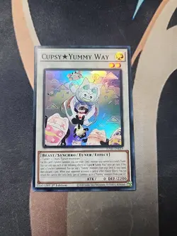 Cupsy Yummy Way JUSH-EN019 Super Rare 1st Ed NM Yugioh - Image 1