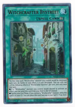 Yugioh Witchcrafter Bystreet MP20-EN229 Ultra Rare 1st Ed NM - Image 1