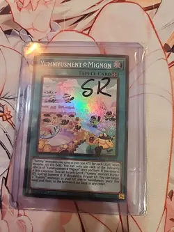 Yummyusment Mignon JUSH-EN023 Super Rare 1st Edition NM Yugioh - Image 1