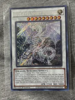 Blue-Eyes Spirit Dragon RA02-EN030 Super Rare 1st Edition NM Yugioh - Image 1