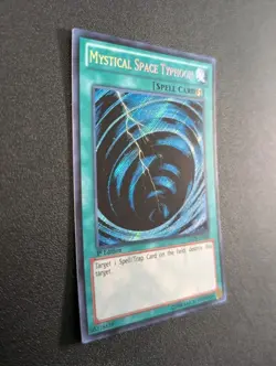 Mystical Space Typhoon LCJW-EN285 Secret Rare 1st Edition Yugioh Card VLP - Image 2