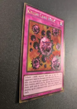 Crush Card Virus PGL2-EN070 Gold Rare 1st Edition Yugioh Card LP - Image 2