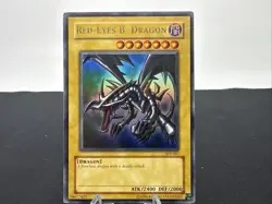 LP Yugioh Red-Eyes Black Dragon SDJ-001 Unlimited Edition Holo Rare Yu-Gi-Oh! - Image 1