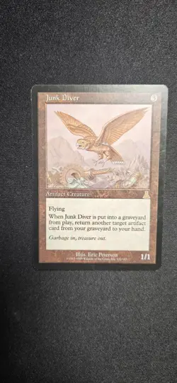 Magic the Gathering Urza's Destiny Junk Diver Card Near Mint Condition - Image 1