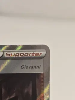 Pokemon TCG Boss's Orders Full Art Holo Card 189/192 Rebel Clash Giovanni - Image 3