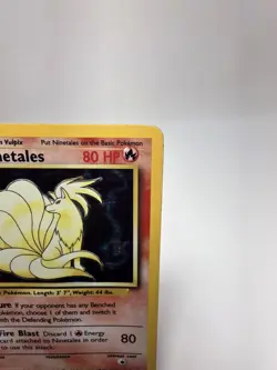 Ninetales 12/102 Base Set Holo Rare Vintage 1999 Pokemon Card - MP/HP - Image 3